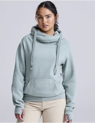 AWD-JH021-Cross Neck Hoodie